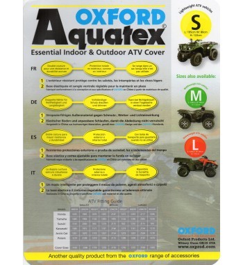 OXFORD Uždangalas Aquatex ATV M