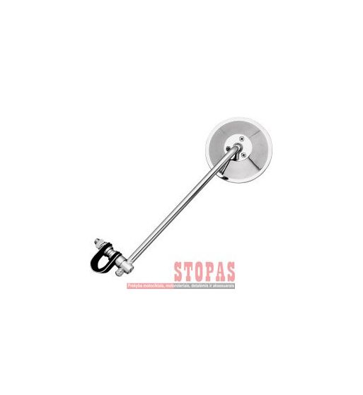 EMGO Veidrodėlis ROUND CLAMP-ON CHROME