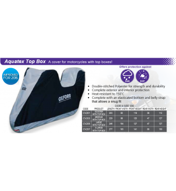 OXFORD Uždangalas Aquatex L with topbox