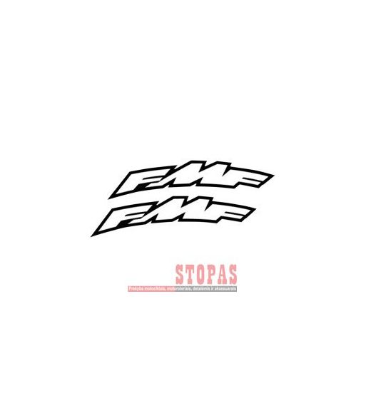 FMF LARGE SIDE ARCH FENDER STICKERS