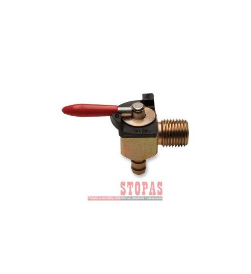 MOTION PRO FUEL VALVE 1/4" NPT X 1/4" BARB 90 DEGREE 