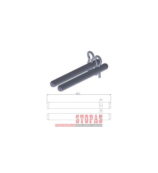 MOTO-MASTER BRAKE PAD PIN OEM REPLACEMENT SUZUKI/KAWASAKI