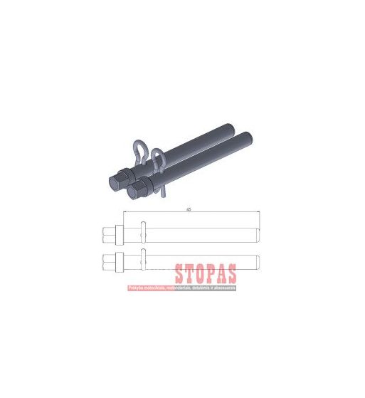 MOTO-MASTER BRAKE PAD PIN OEM REPLACEMENT YAMAHA