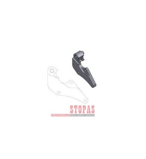 MOTO-MASTER RELOCATION BRACKET BRAKE CALIPER SM STREET HONDA