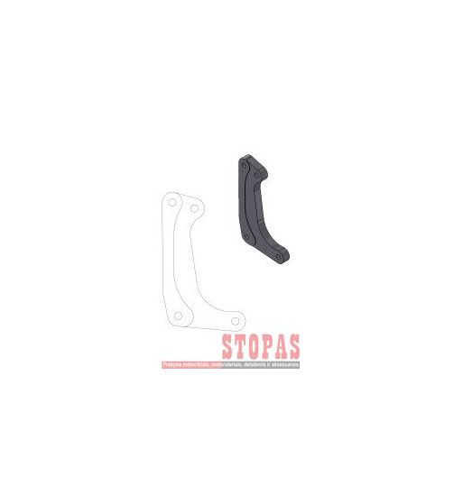MOTO-MASTER RELOCATION BRACKET BRAKE CALIPER SM STREET 