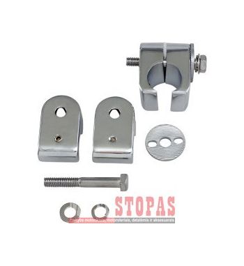 DRAG SPECIALTIES 1"CHR UNIV/ENGUARD CLAMPS
