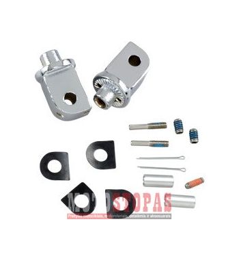 KURYAKYN SPLINED ADAPTER MOUNTS FOR HONDA & YAMAHA CHROME