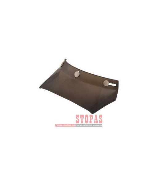 AFX 3-SNAP VINTAGE MX SNAP ON VISOR PEAK DARK SMOKE
