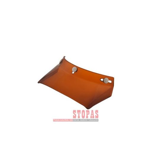 AFX 3-SNAP VINTAGE MX SNAP ON VISOR PEAK AMBER