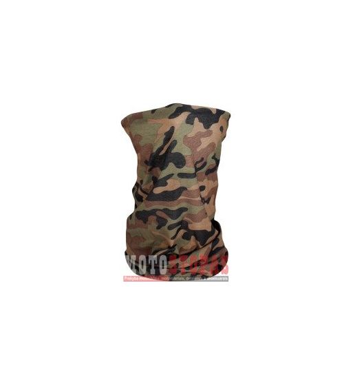 ZAN HEADGEAR MOTLEY TUBE™ WOODLAND CAMO FLEECE LINED ONE SIZE