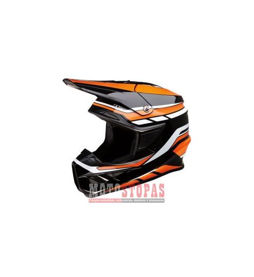 Z1R Šalmas  BK/OR/WH 2X
