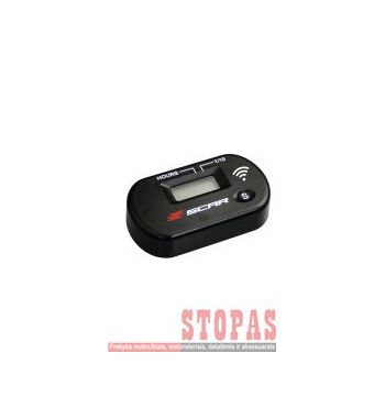 SCAR HOUR METER WIRELESS BLACK