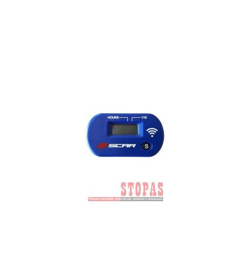 SCAR HOUR METER WIRELESS BLUE