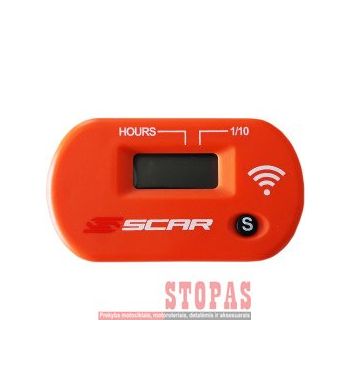 SCAR HOUR METER WIRELESS ORANGE