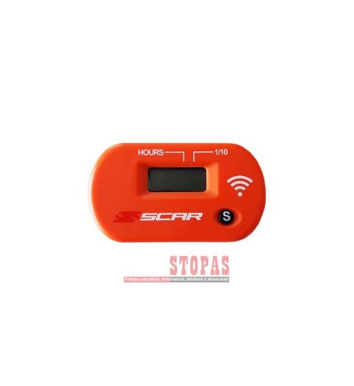 SCAR HOUR METER WIRELESS ORANGE