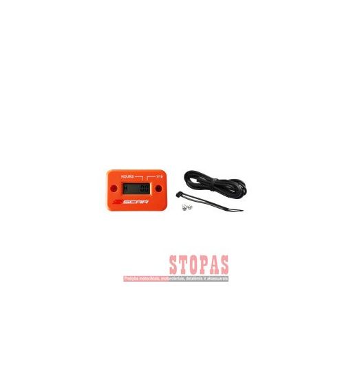 SCAR HOUR METER ORANGE