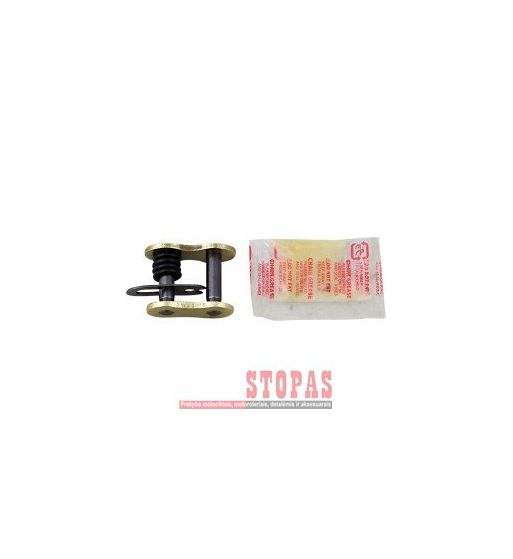 RK MAX-O 1 CLIP LINK 525 O-RING REPLACEMENT CONNECTING LINK / GOLD|GOLD / CARBON ALLOY STEEL
