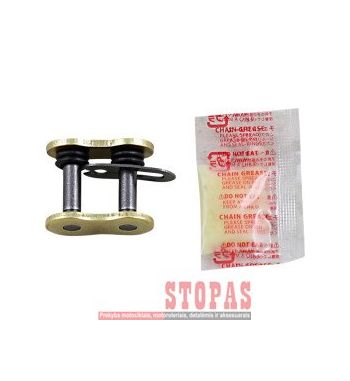 RK MAX-O 1 CLIP LINK 530 O-RING REPLACEMENT CONNECTING LINK / GOLD|GOLD / CARBON ALLOY STEEL
