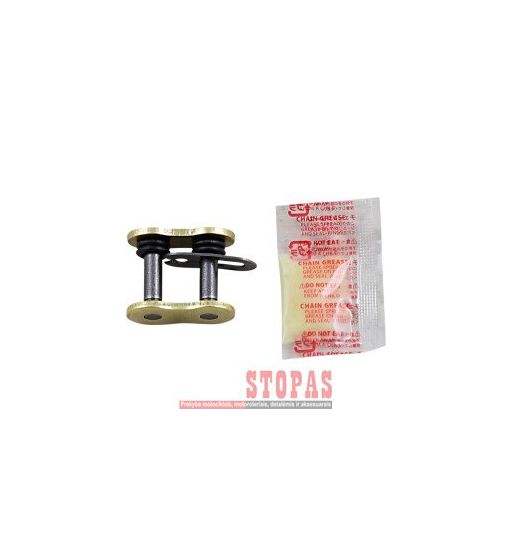 RK MAX-O 1 CLIP LINK 530 O-RING REPLACEMENT CONNECTING LINK / GOLD|GOLD / CARBON ALLOY STEEL