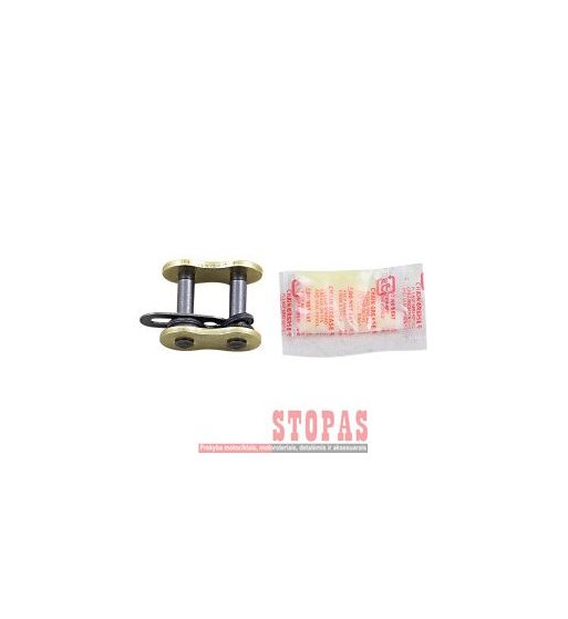 RK Grandinė MAX-X 1 CLIP LINK 530 X-RING REPLACEMENT CONNECTING LINK / GOLD|GOLD / CARBON ALLOY STEEL