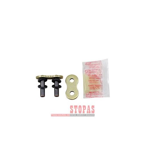 RK MAX-X 1 RIVET LINK 530 X-RING REPLACEMENT CONNECTING LINK / GOLD|GOLD / CARBON ALLOY STEEL
