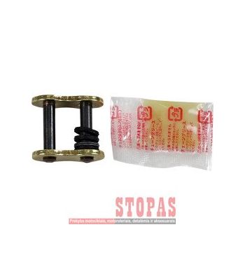 RK MAX-Z 1 RIVET LINK 530 X-RING REPLACEMENT CONNECTING LINK / GOLD|GOLD / CARBON ALLOY STEEL