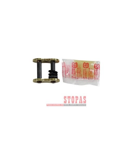 RK MAX-Z 1 RIVET LINK 530 X-RING REPLACEMENT CONNECTING LINK / GOLD|GOLD / CARBON ALLOY STEEL