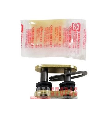 RK GB520EXW 1 CLIP LINK 520 W-RING REPLACEMENT CONNECTING LINK / GOLD