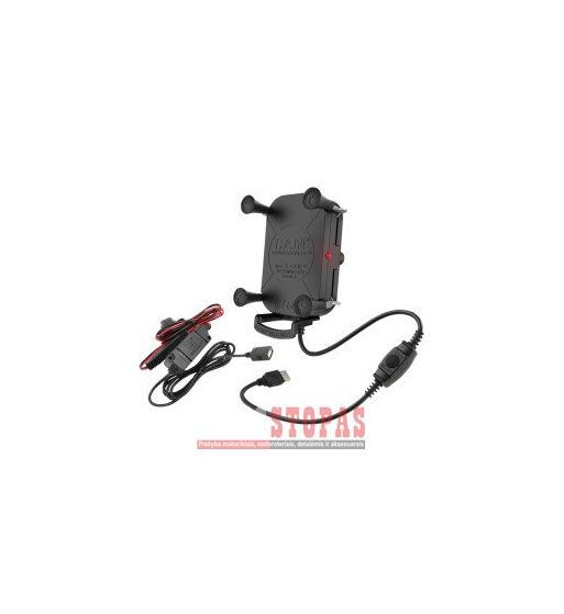 RAM MOUNT„Quick-Grip ™“ vandeniui atsparus įkrovimo laikiklis