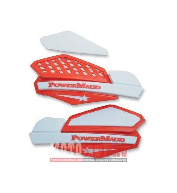POWERMADD/COBRA GUARD STAR SERIES 22 MM (7/8") RED|WHITE