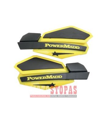 POWERMADD/COBRA GUARD STAR SERIES 22 MM (7/8") BLACK|YELLOW