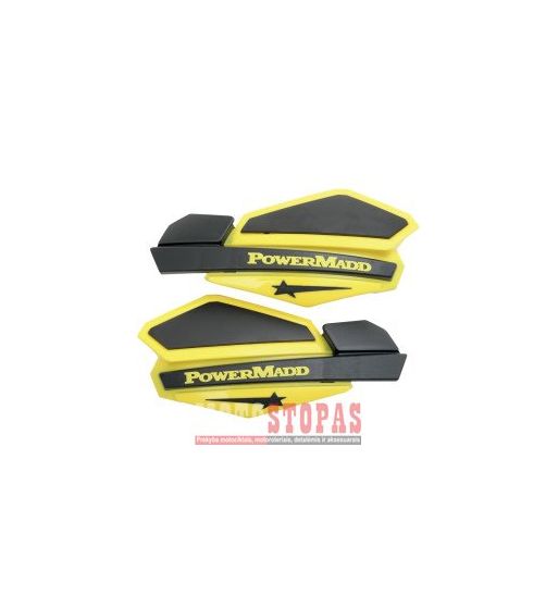 POWERMADD/COBRA GUARD STAR SERIES 22 MM (7/8") BLACK|YELLOW