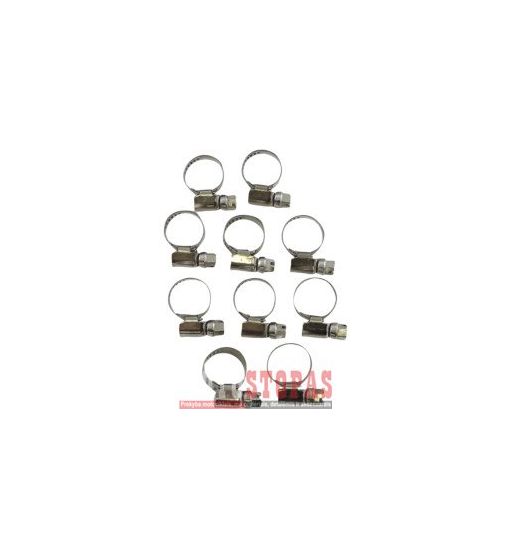 PARTS UNLIMITED HOSE CLAMP EMBOSSED 10-16