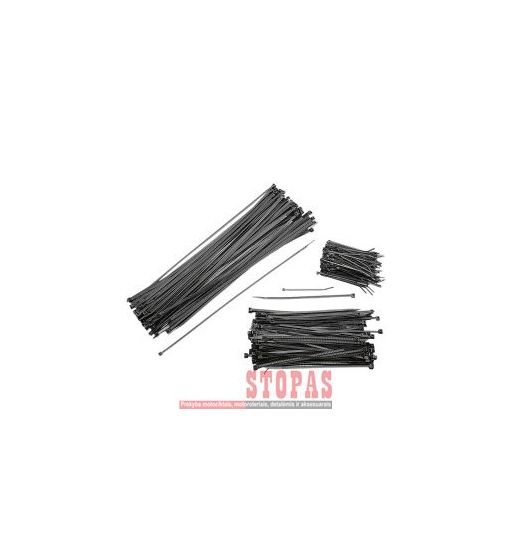 PARTS UNLIMITED CABLE TIE 100 PACK 15" BLACK
