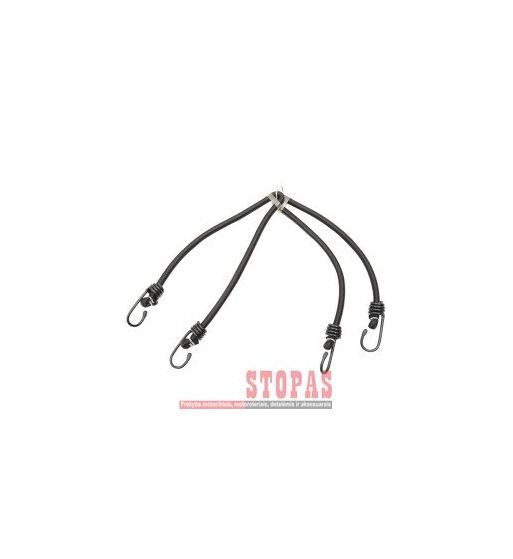 PARTS UNLIMITED BUNGEE CORD 4 HOOKS 24" BLACK