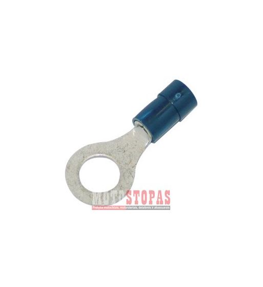 NAMZ RING TERMINAL Ø 0.25" 14-16 GAUGE (1,3-1,6MM) BLUE 25 PK