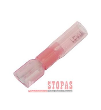 NAMZ FEMALE CONNECTOR 18-22 GAUGE (0,6-1MM) W/ HEAT SHRINK 25 PK