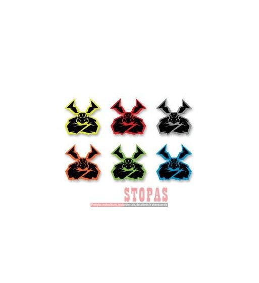 MOOSE RACING SOFT-GOODS AGROID COLORS S18 DECAL 6-PACK