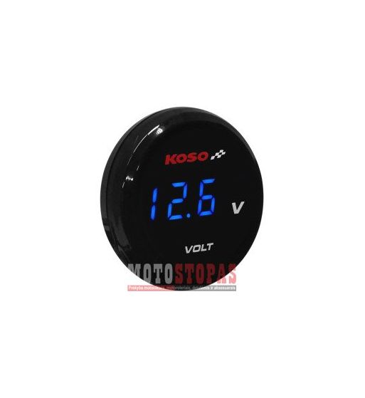 KOSO NORTH AMERICA VOLT METER BLUE