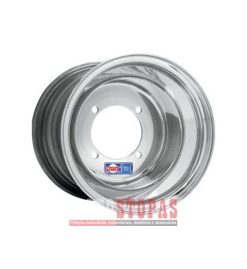 DWT DOUGLAS WHEEL RATLANKIS  10X10 4/110 4+6 SPUN ALUMINUM STANDARD-LIP POLISHED SILVER