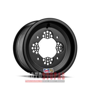 DWT DOUGLAS WHEEL RATLANKIS 10X5 4/144 3B+2N ALUMINUM ROLLED-LIP POWDER-COATED BLACK