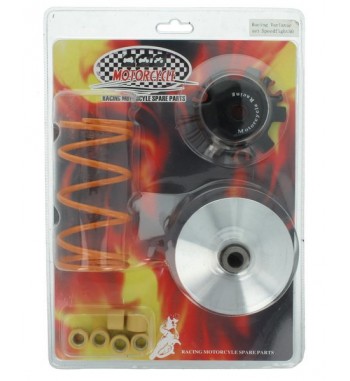 VARIATORIUS TIUNINGINIS + SANKABOS SPYRUOKLĖ Peugeot 50 2T Speedfight1/2/3/Buxy/Treker/Elyseo/Ac/