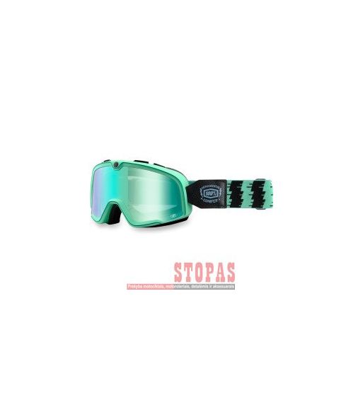 100% Akiniai Black| Cyan| Green