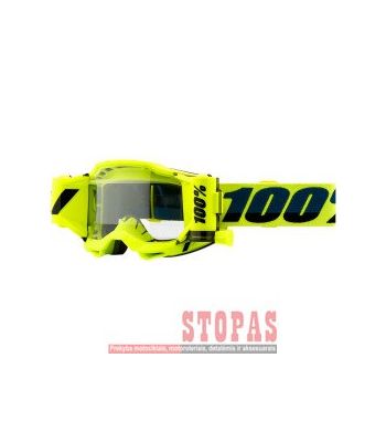 100% Akiniai Black| Fluorescent Yellow