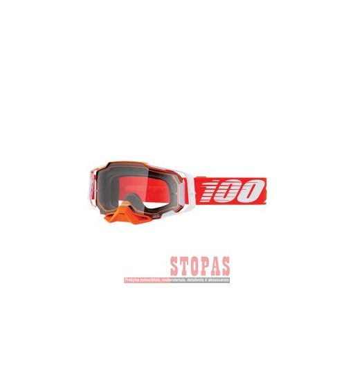 100% Akiniai Orange| White