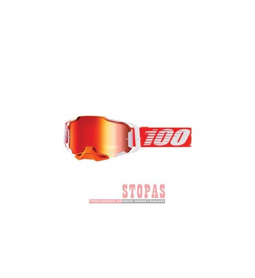 100% Akiniai Orange| White
