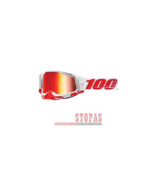 100% Akiniai Red| White