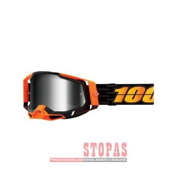 100% Akiniai Black| Orange