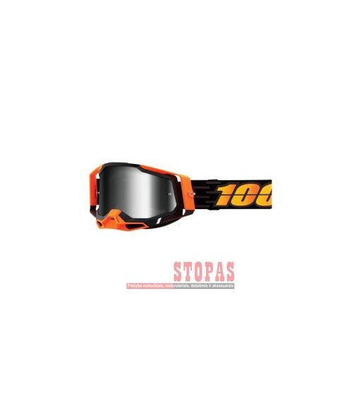 100% Akiniai Black| Orange