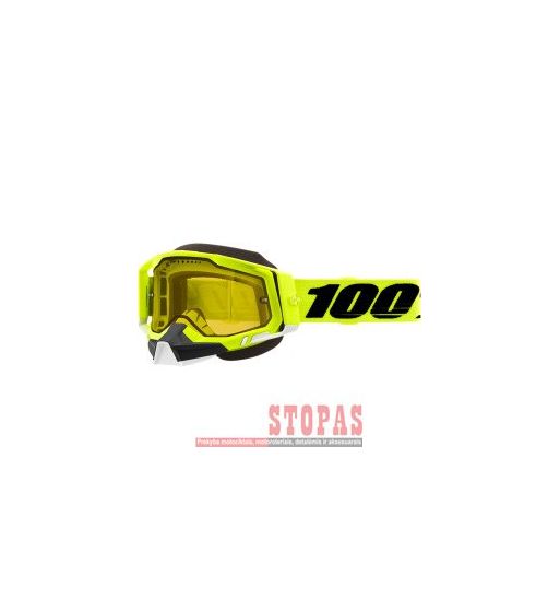 100% Akiniai Fluorescent Yellow